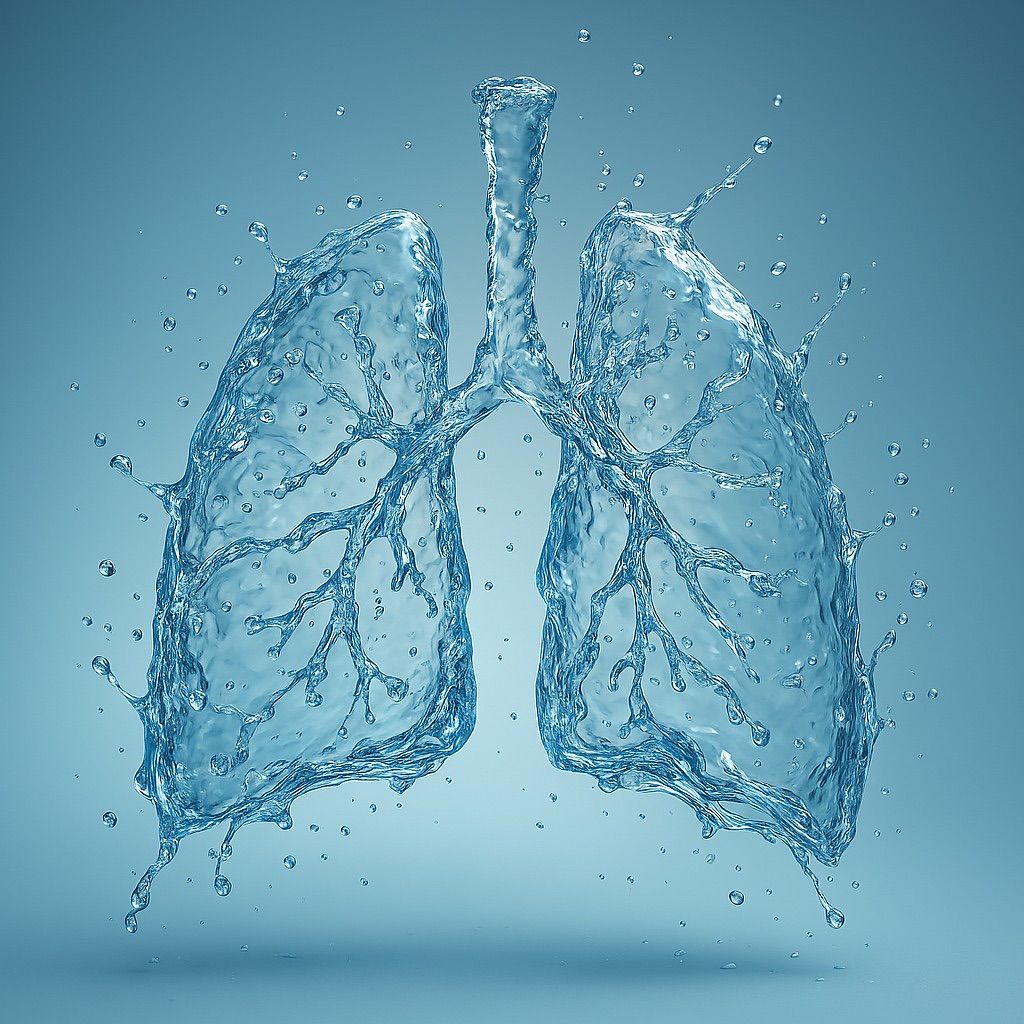 Water Sculpted Lungs Art