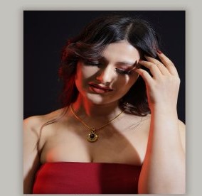 Model in a fashion show